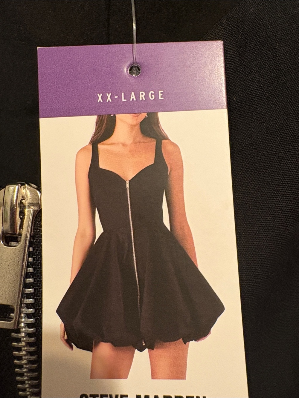 Betsy Johnson, black mini bubble dress